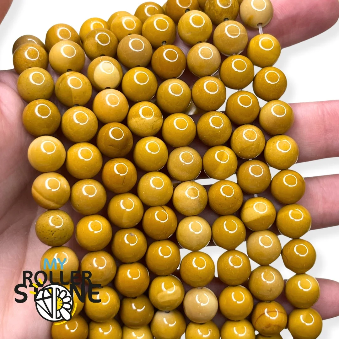 Perle Mookaïte Jaune 1A