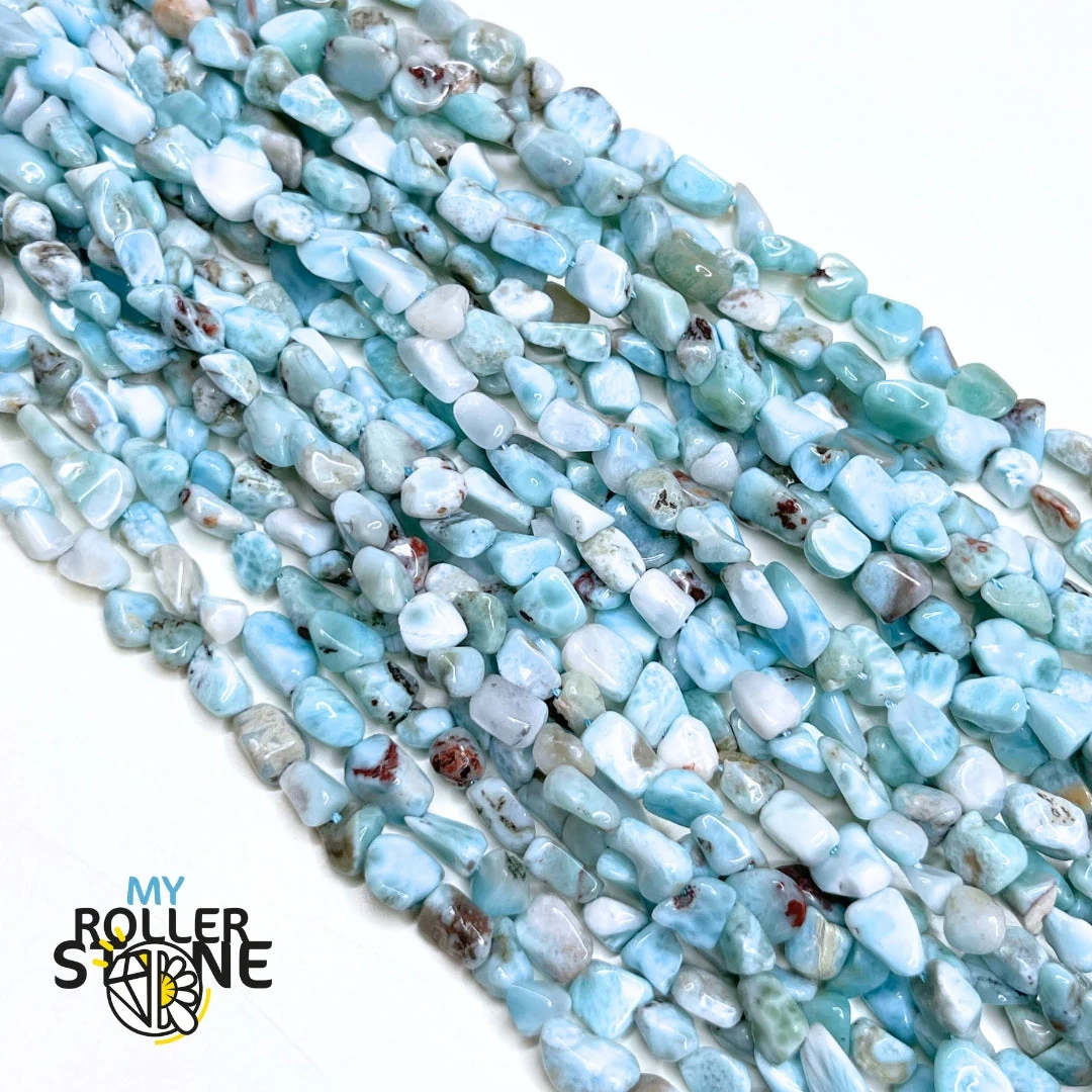 Perle baroque Larimar naturelle 3A - Image 2