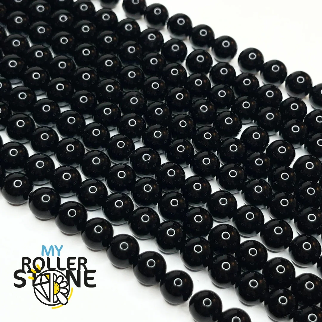 Perle Obsidienne noire 3A - Image 2