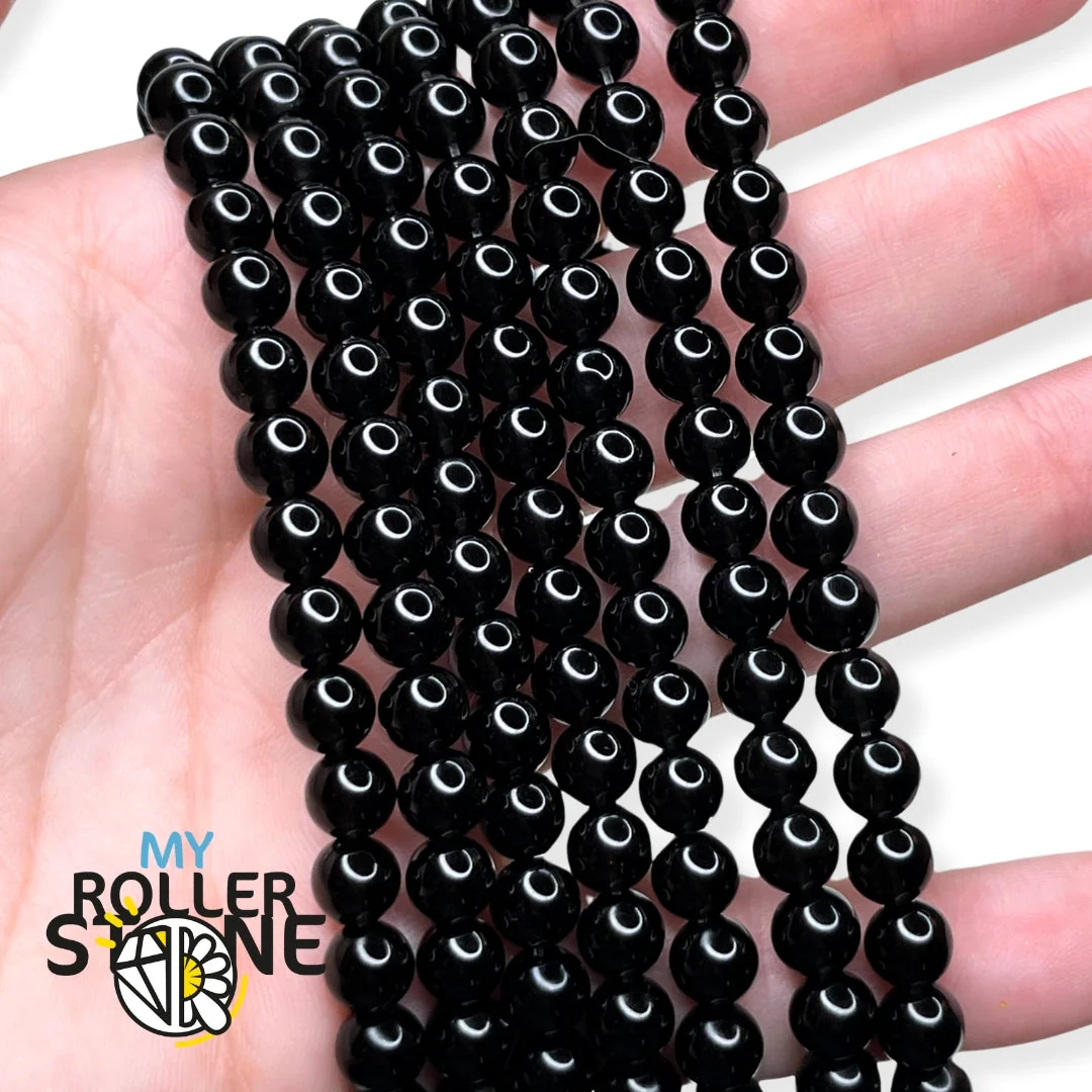 Perle Obsidienne noire 3A - Image 4