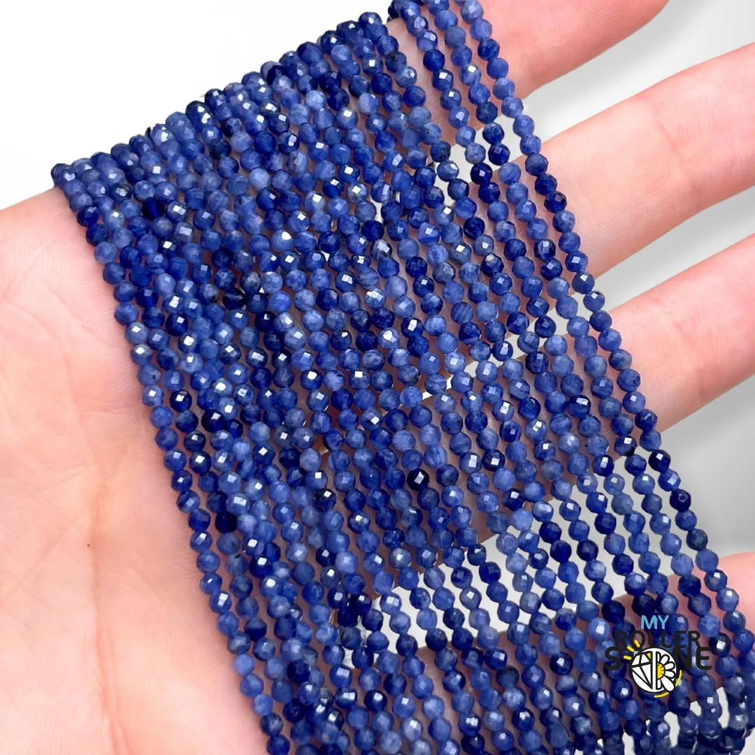 Perle Sodalite Facettée 3A