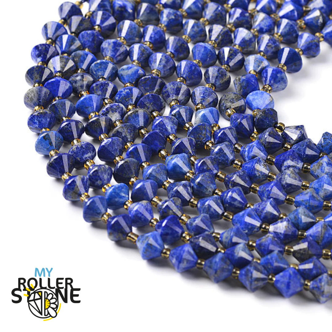 Perle Toupie Lapis Lazuli - Image 2