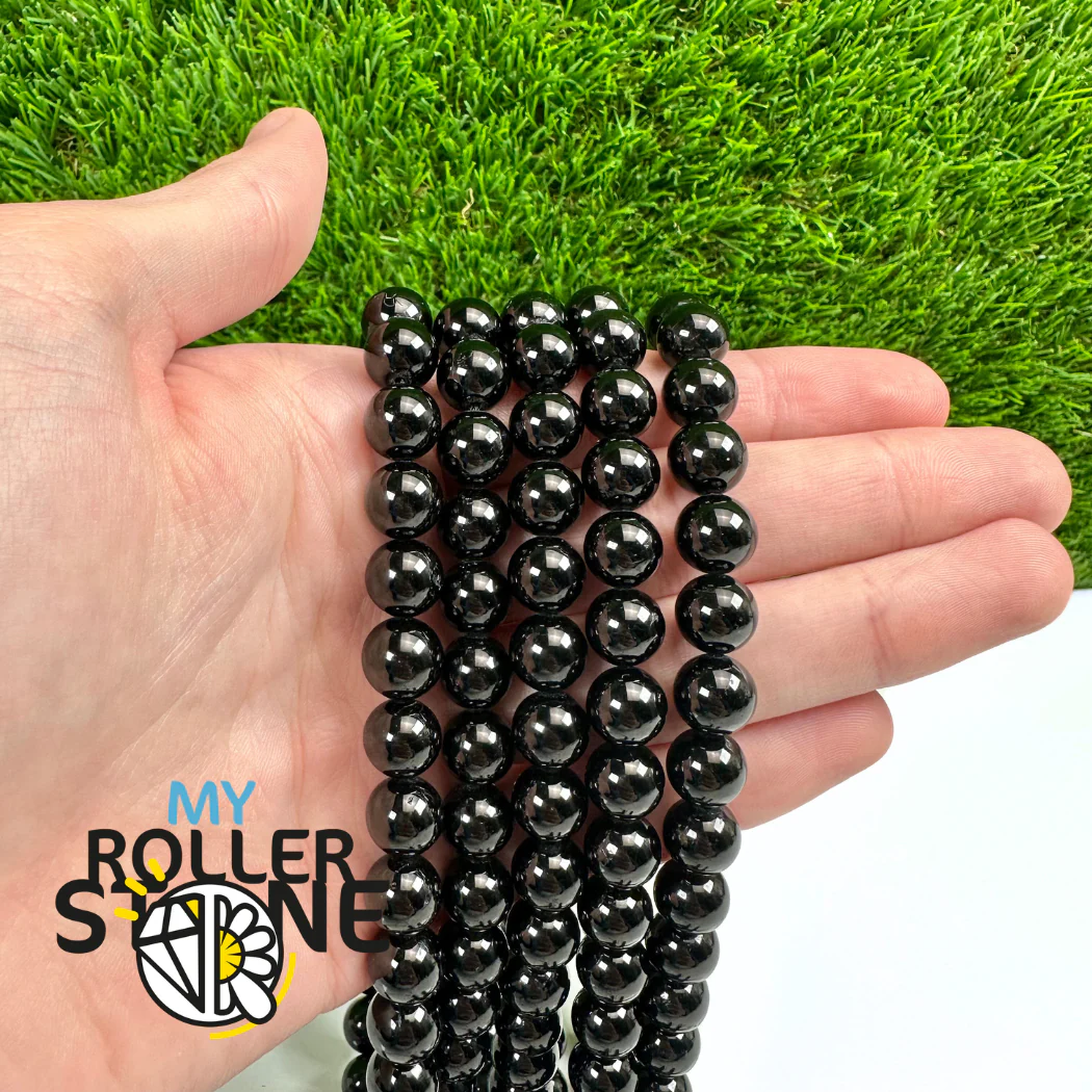 Perle Tourmaline Noire 5A