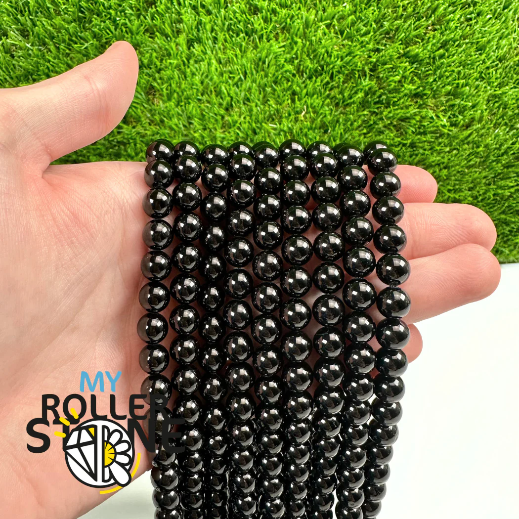 Perle Tourmaline Noire 5A - Image 4