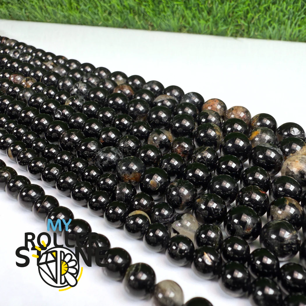 Perle Tourmaline Noire et Quartz - Image 2