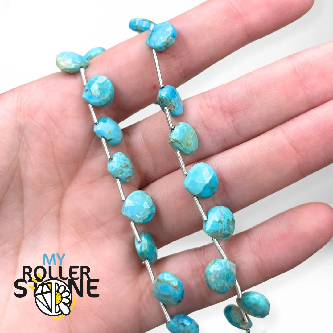 Perle Turquoise Goutte (Arizona)