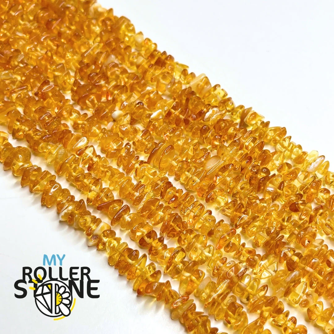 Perle Chips Ambre 3 variantes (80 cm) - Image 2