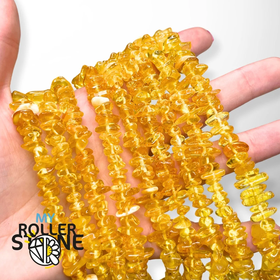 Perle Chips Ambre 3 variantes (80 cm) - Image 3