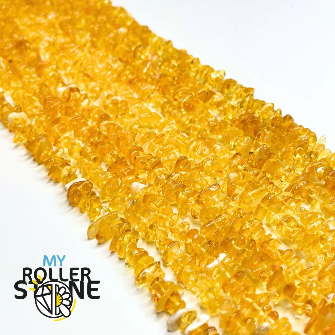 Perle Chips Ambre 3 variantes (80 cm) - Image 4
