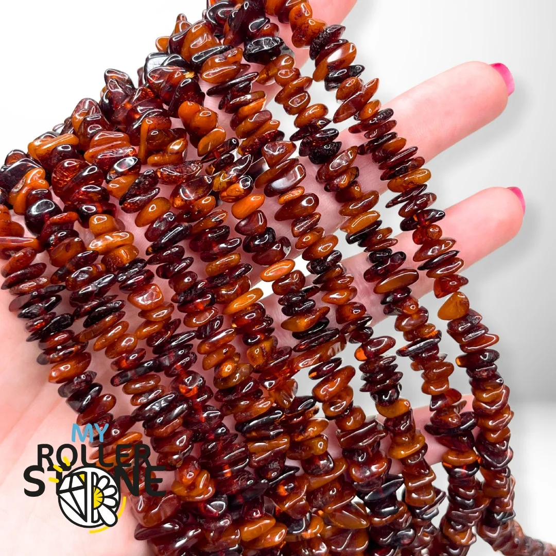 Perle Chips Ambre 3 variantes (80 cm) - Image 5