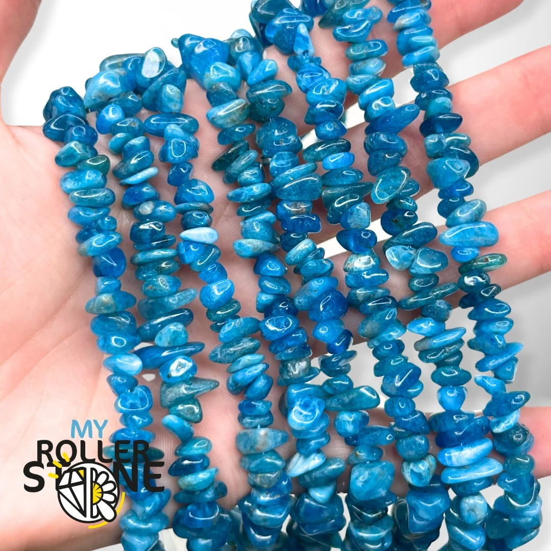 Perle Chips Apatite 5A 40 CM