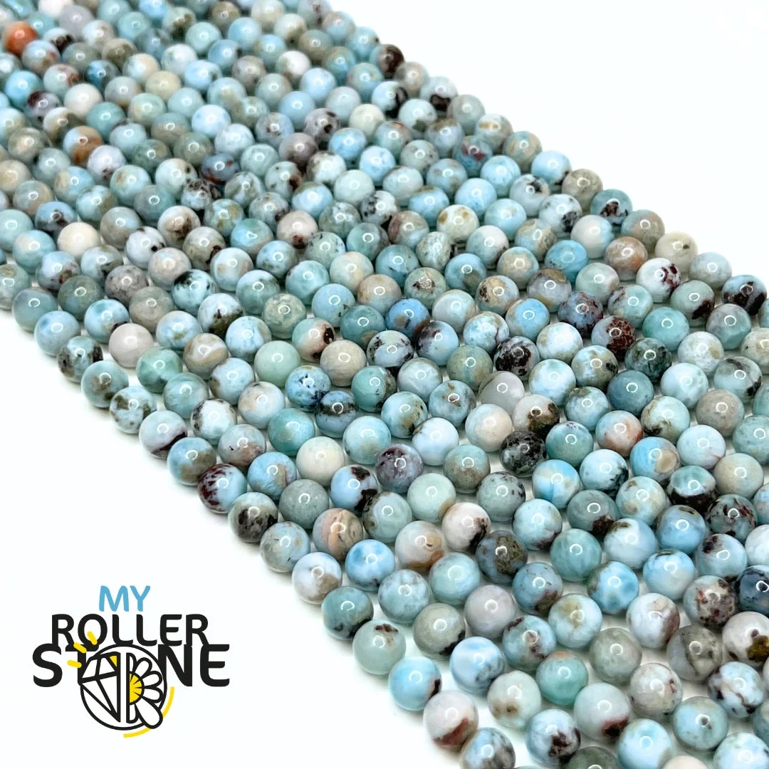 Perles Rondes Larimar 1A - Image 4