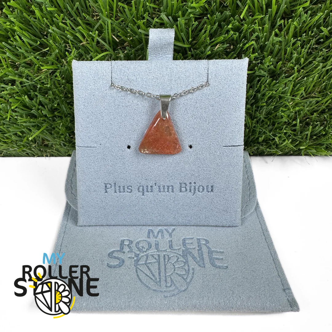 Petit Pendentifs Pierre de Soleil Forme Libre 5A - Image 2