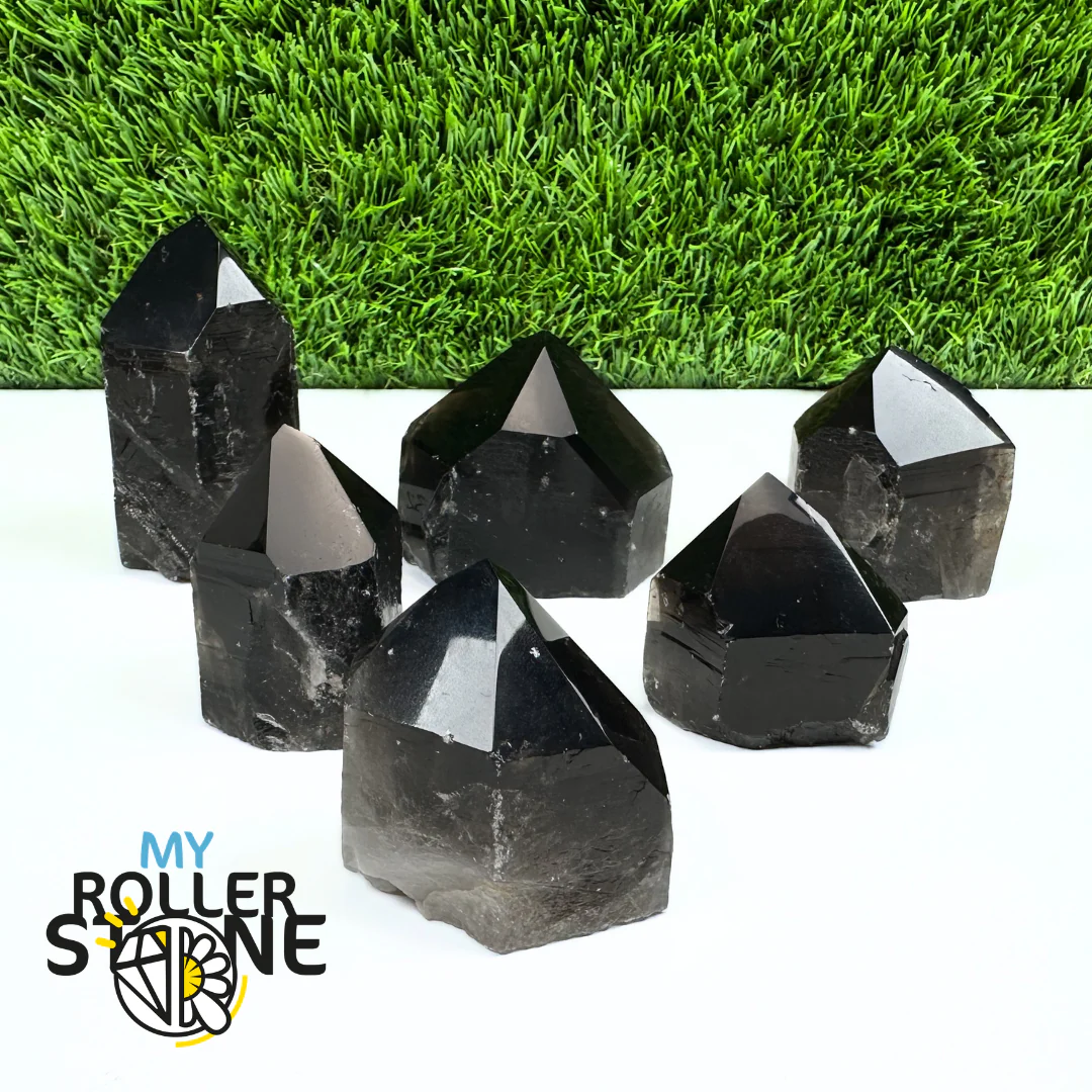 Pointes Pierre Quartz Fumée Petites Tailles