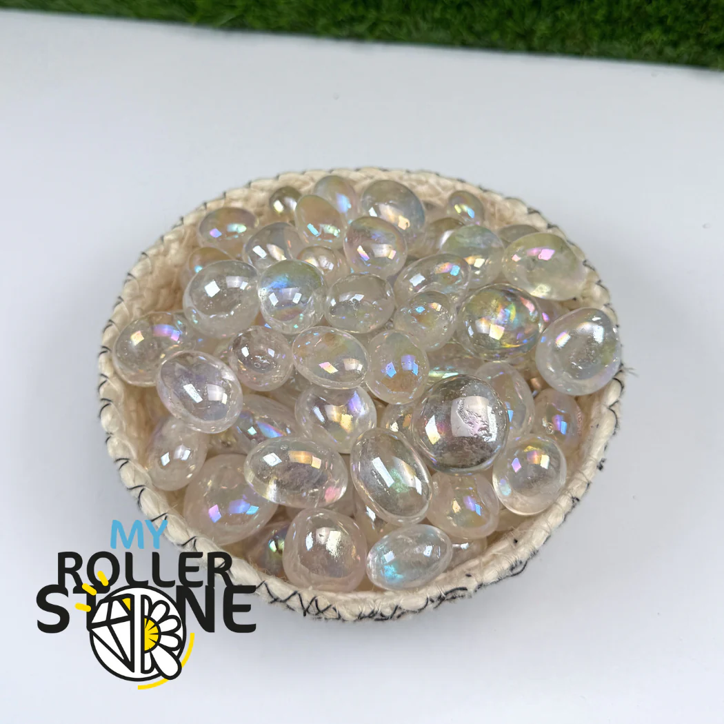 Pierres roulées Cristal de Roche Aura - Image 2