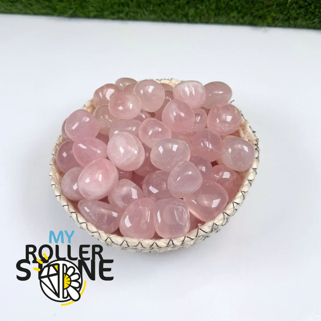 Pierres roulées Quartz rose 5A Haute Qualité - Image 3