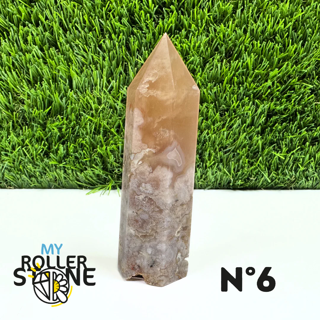 Pointes Pierre Agate Fleur - Image 13