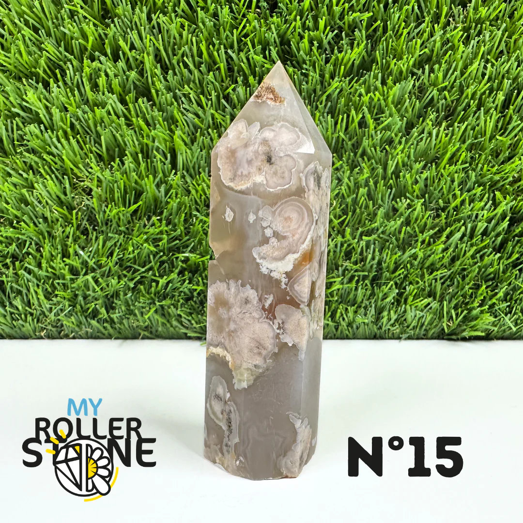 Pointes Pierre Agate Fleur - Image 30