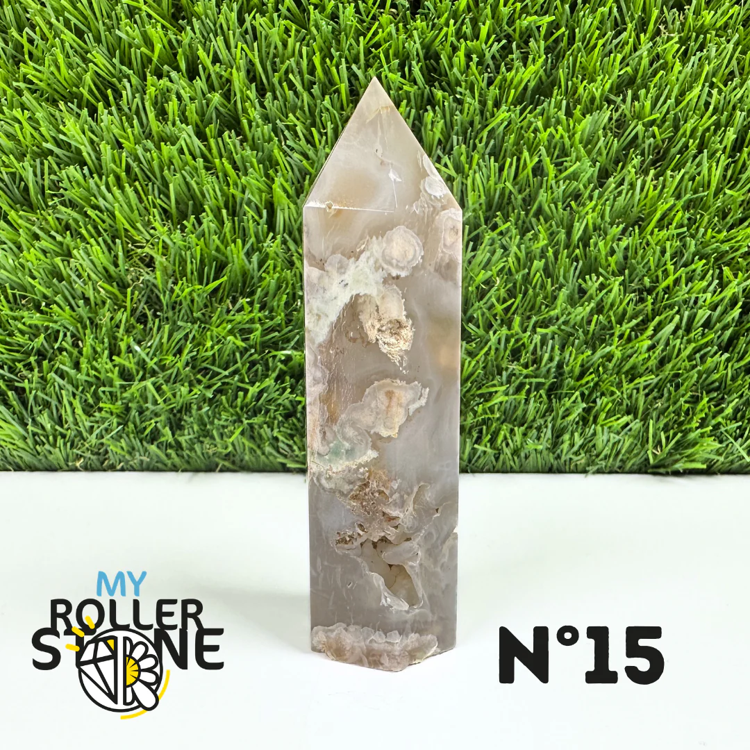 Pointes Pierre Agate Fleur - Image 31