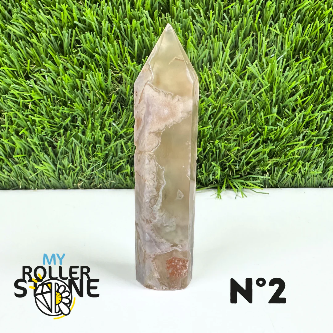 Pointes Pierre Agate Fleur - Image 4