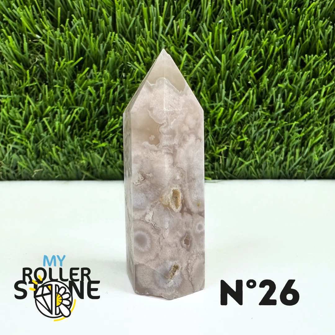 Pointes Pierre Agate Fleur - Image 52