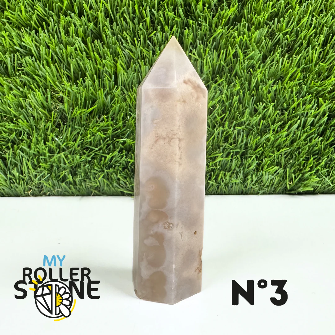 Pointes Pierre Agate Fleur - Image 7