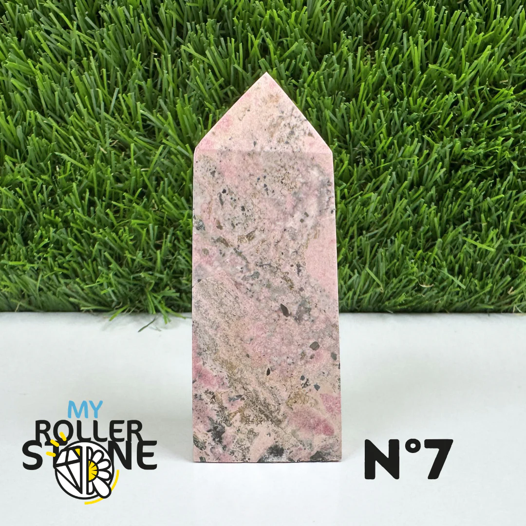 Pointes Pierre Rectangulaire Rhodochrosite - Image 10