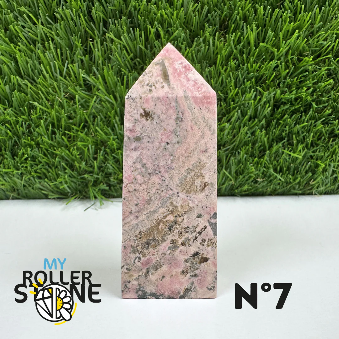 Pointes Pierre Rectangulaire Rhodochrosite - Image 11