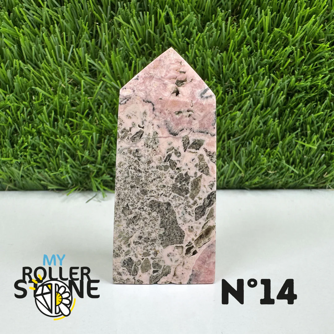 Pointes Pierre Rectangulaire Rhodochrosite - Image 22