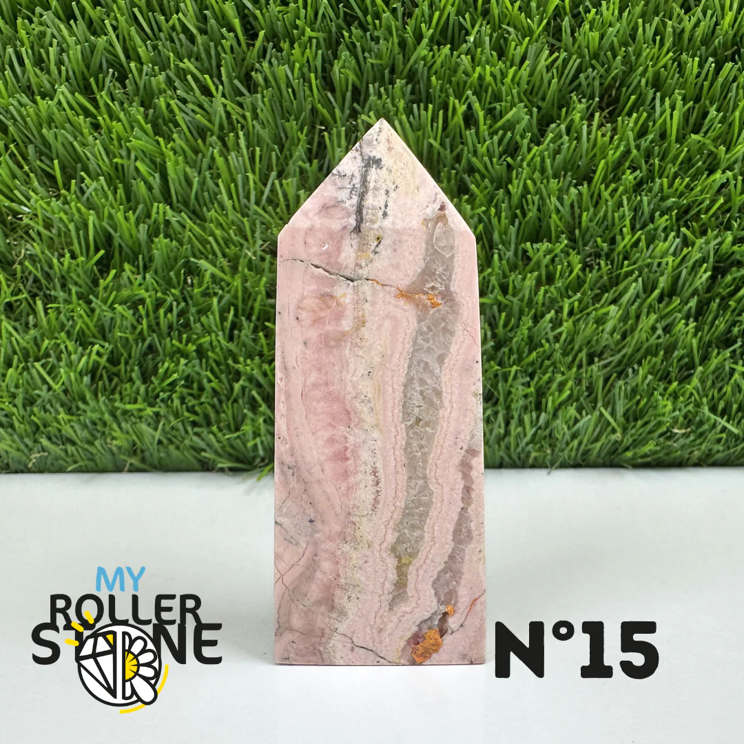 Pointes Pierre Rectangulaire Rhodochrosite - Image 24