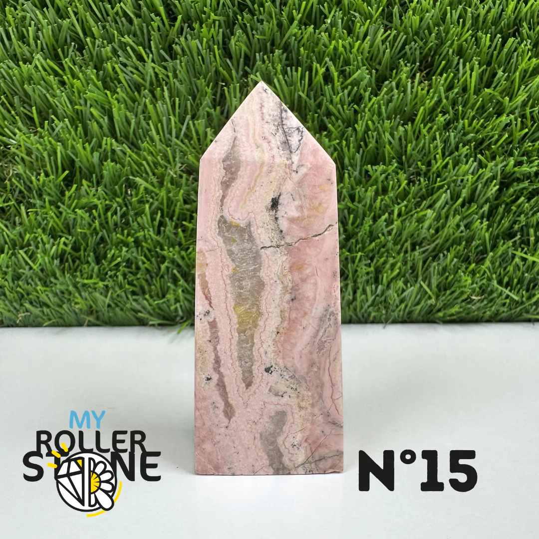Pointes Pierre Rectangulaire Rhodochrosite - Image 25