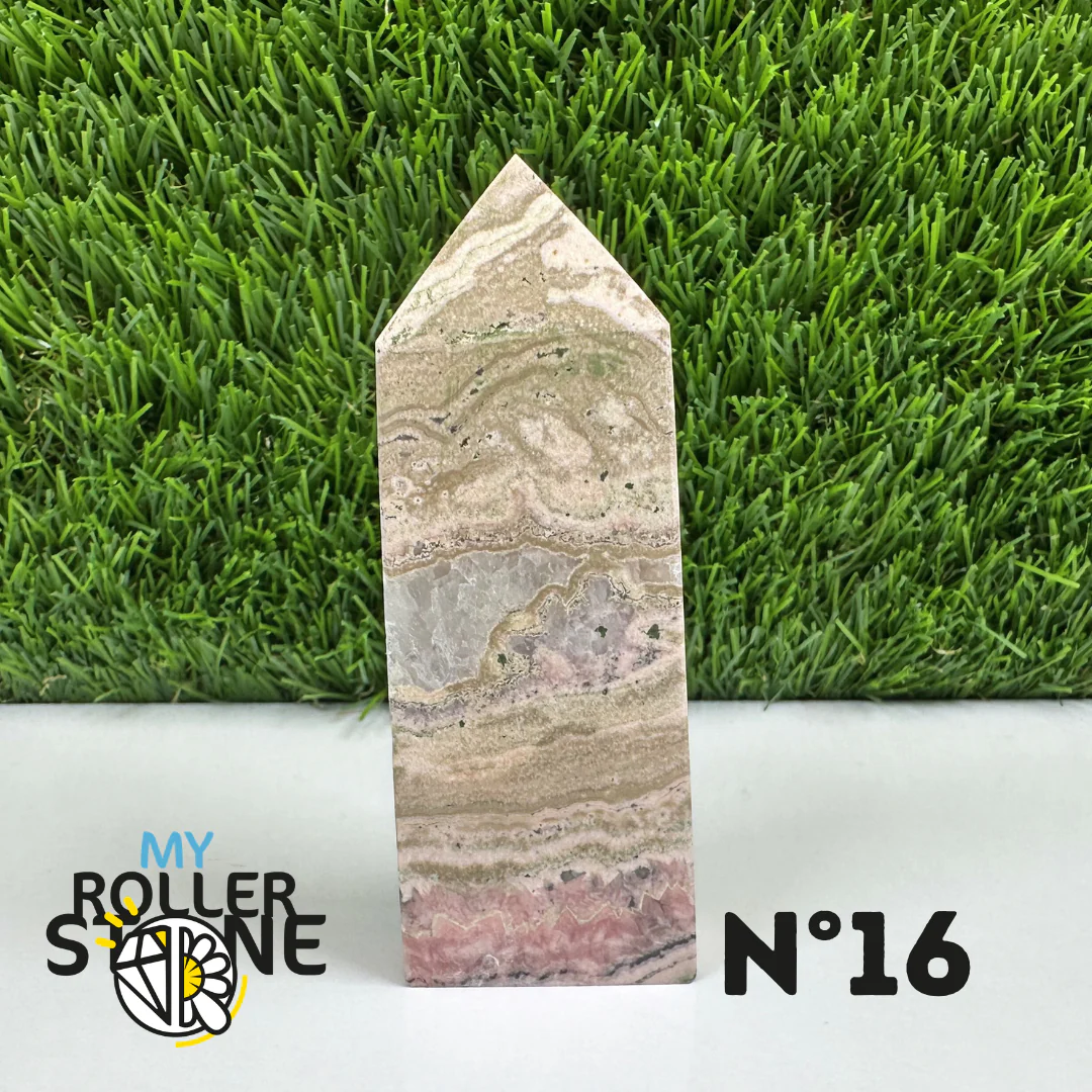 Pointes Pierre Rectangulaire Rhodochrosite - Image 26
