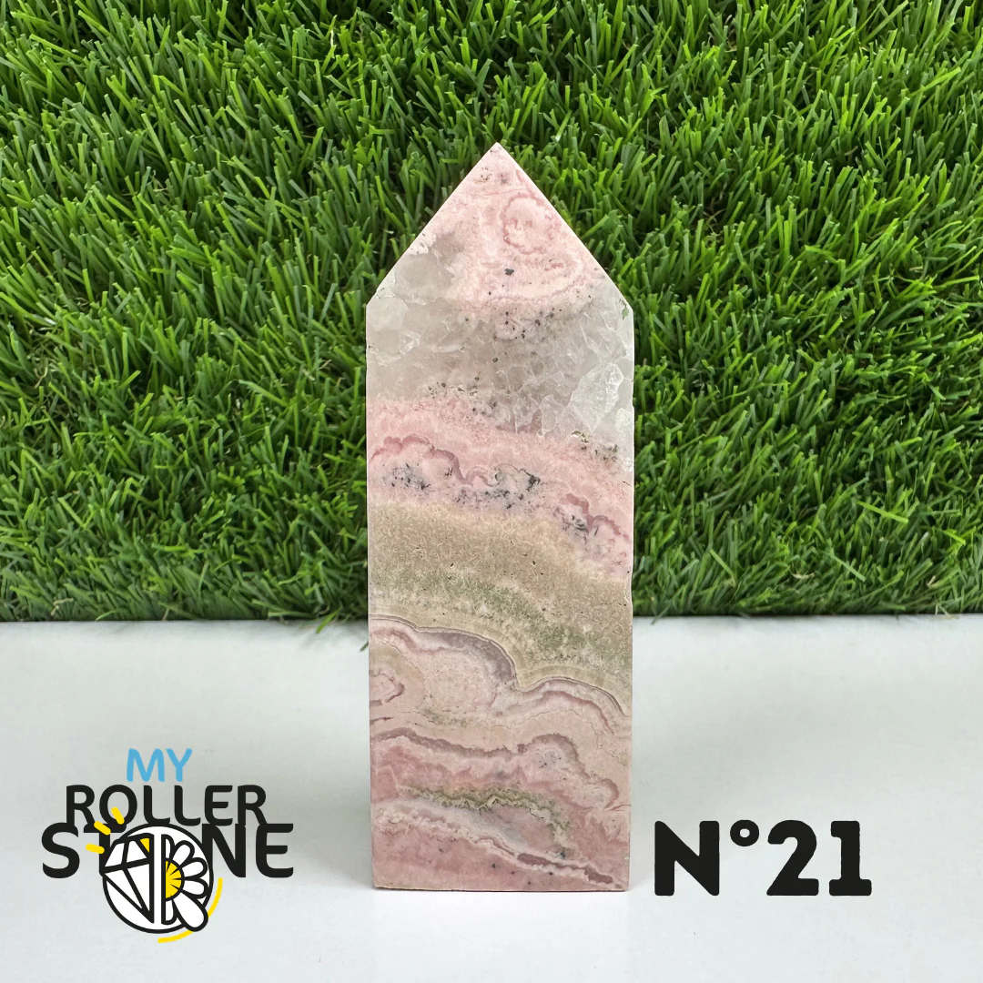 Pointes Pierre Rectangulaire Rhodochrosite - Image 29