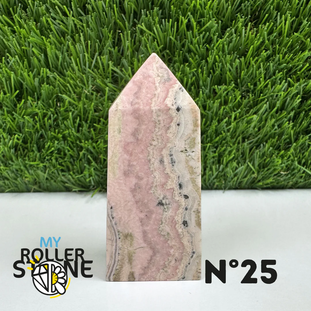 Pointes Pierre Rectangulaire Rhodochrosite - Image 36