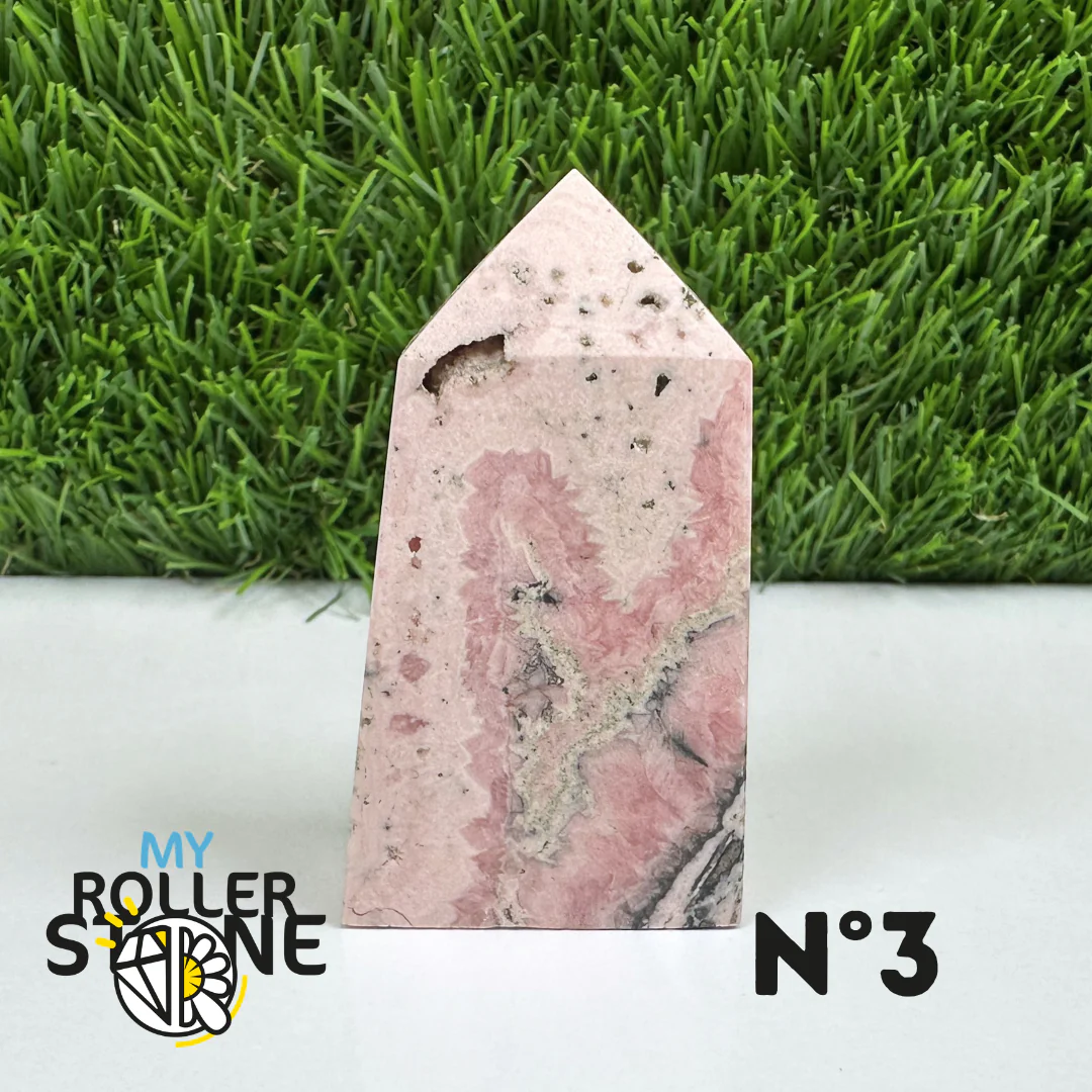 Pointes Pierre Rectangulaire Rhodochrosite - Image 4