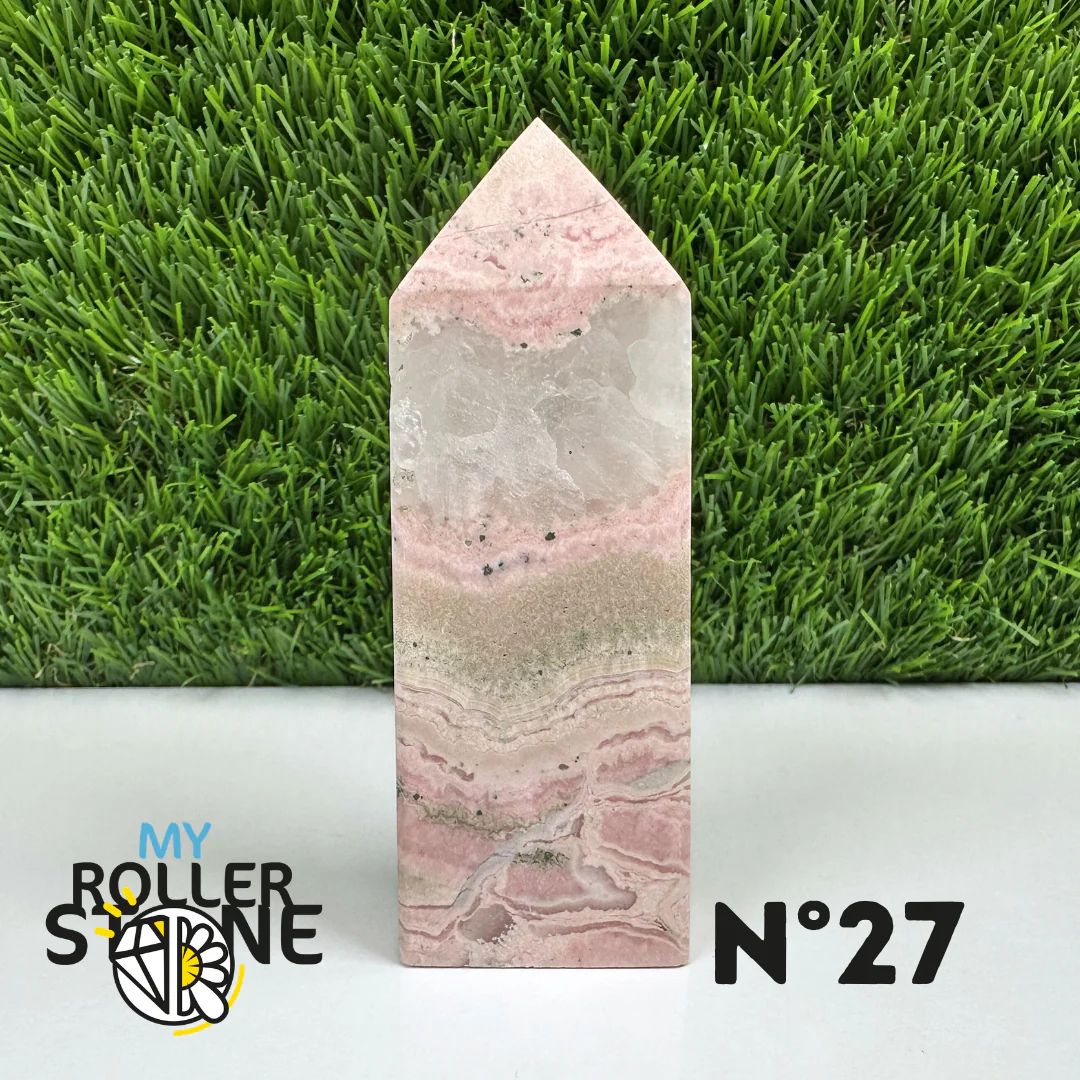 Pointes Pierre Rectangulaire Rhodochrosite - Image 40