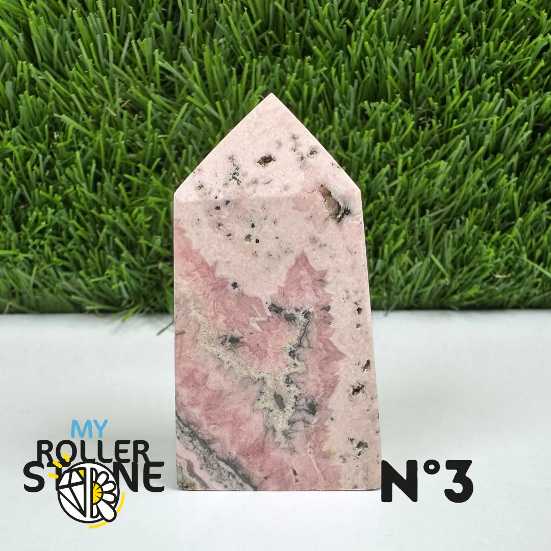 Pointes Pierre Rectangulaire Rhodochrosite - Image 5