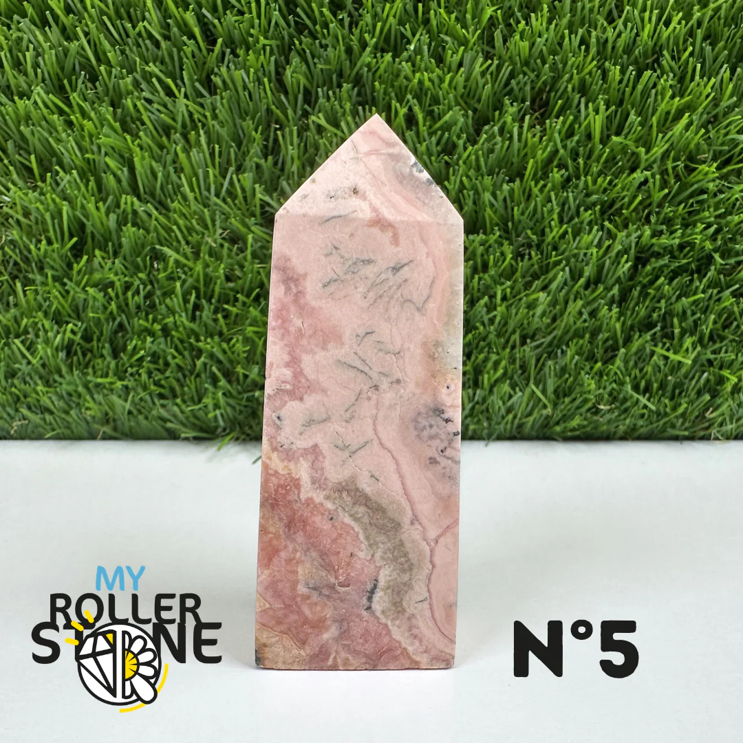 Pointes Pierre Rectangulaire Rhodochrosite - Image 7