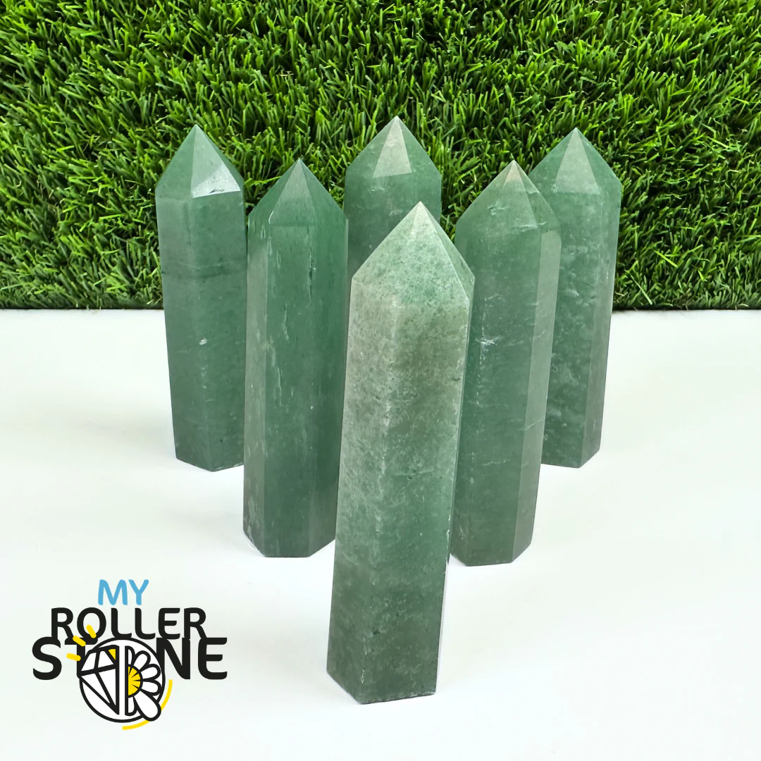 Pointes Pierre Aventurine Verte