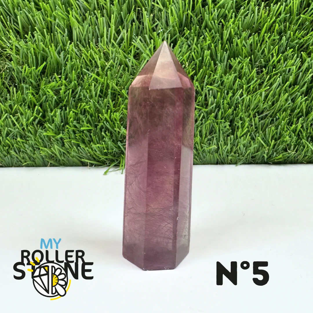 Pointes Pierre Fluorite Arc-en-Ciel Pastel - Image 10