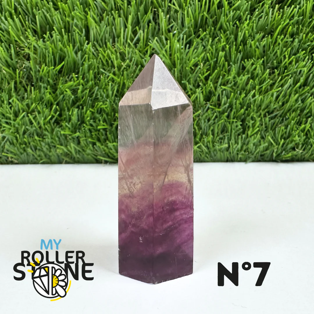 Pointes Pierre Fluorite Arc-en-Ciel Pastel - Image 14