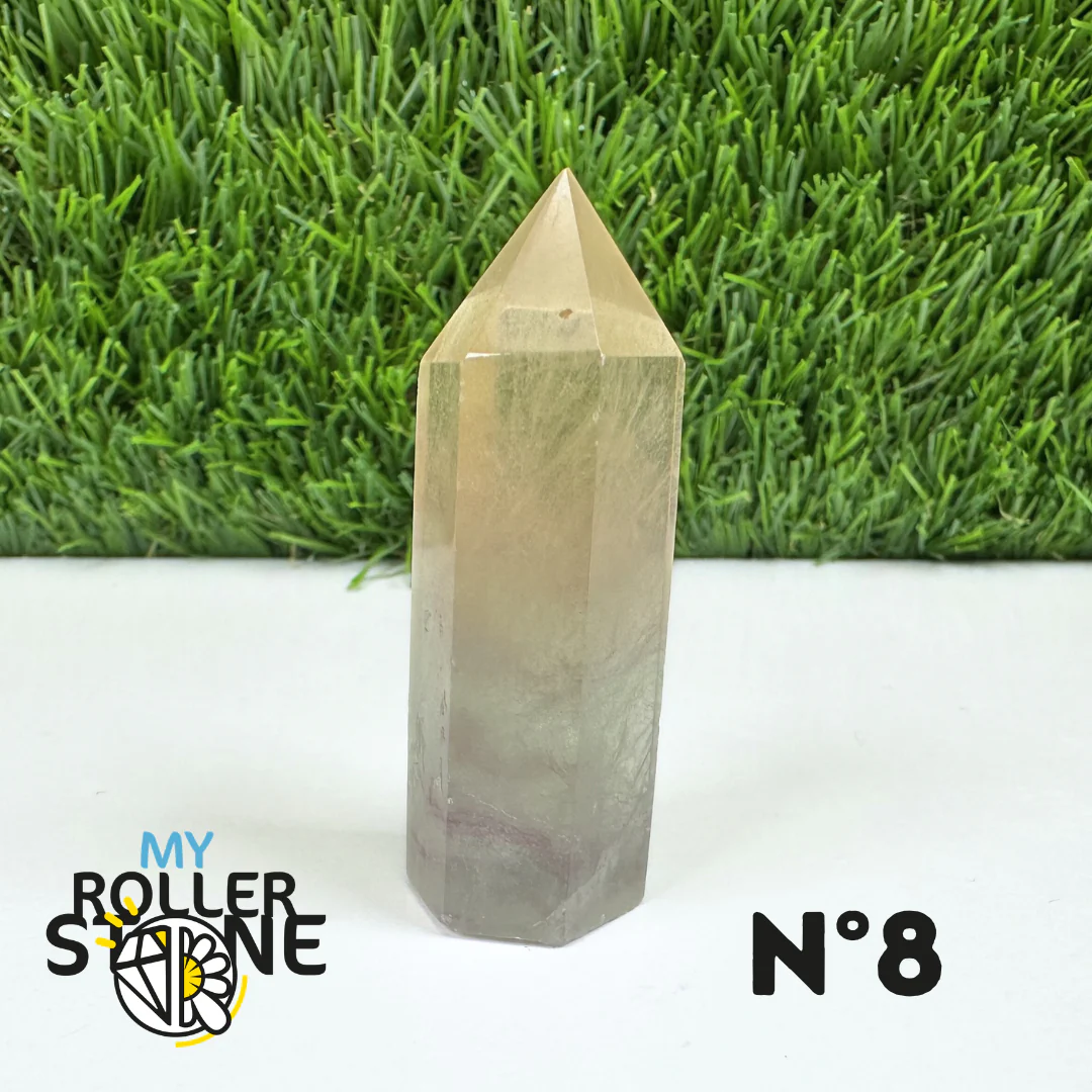 Pointes Pierre Fluorite Arc-en-Ciel Pastel - Image 16