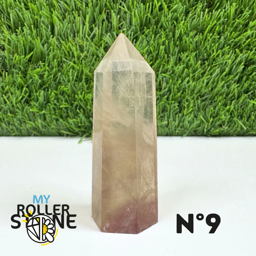 Pointes Pierre Fluorite Arc-en-Ciel Pastel - Image 18