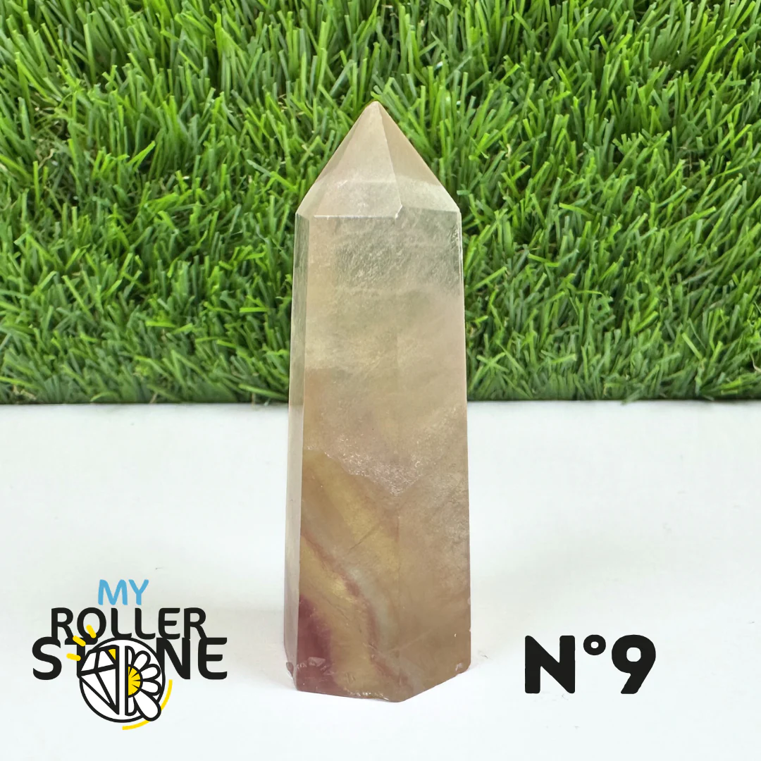 Pointes Pierre Fluorite Arc-en-Ciel Pastel - Image 19