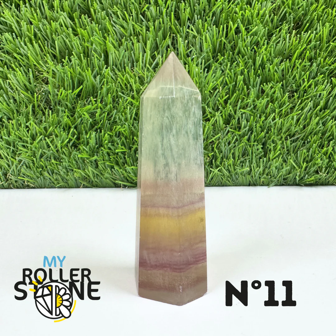 Pointes Pierre Fluorite Arc-en-Ciel Pastel - Image 22