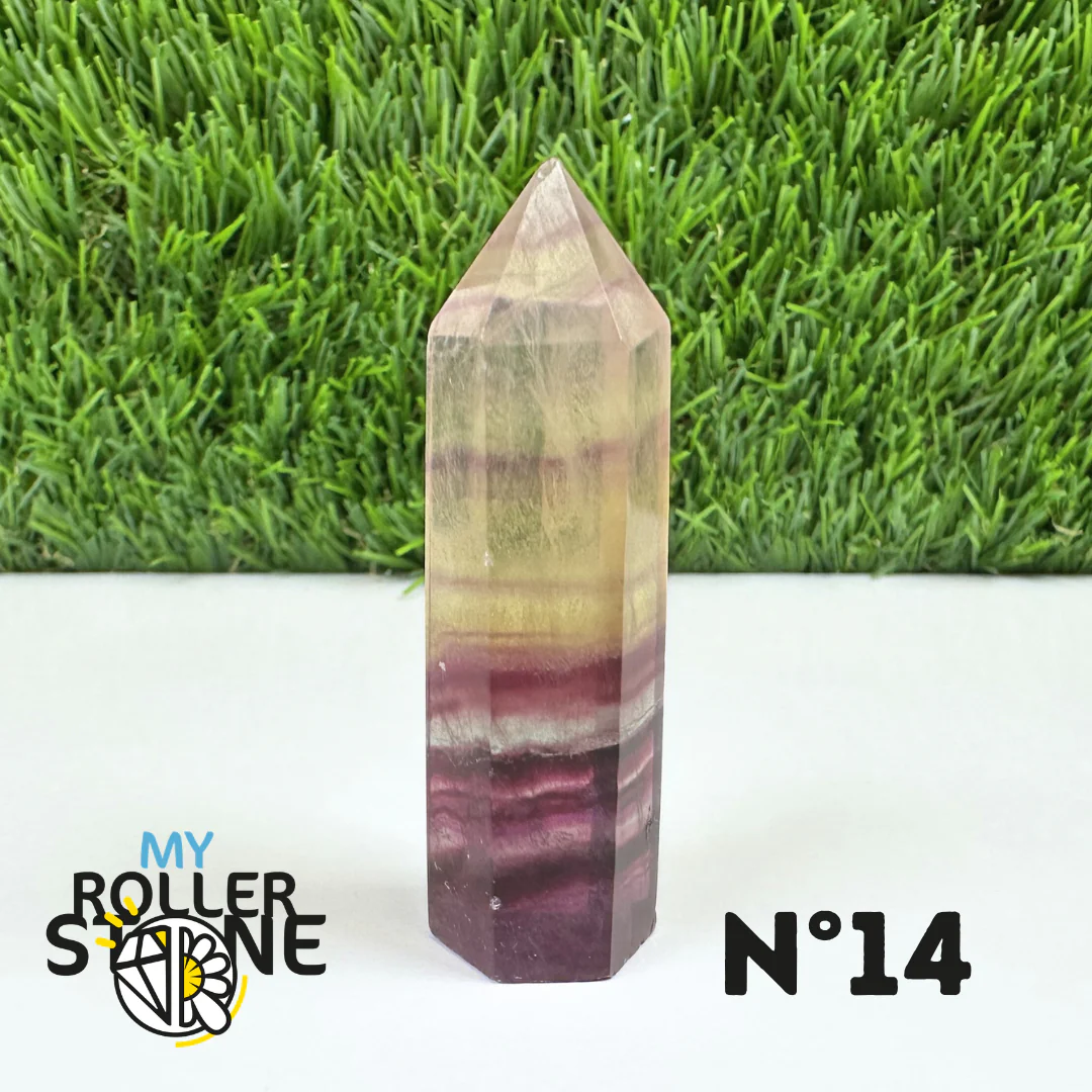 Pointes Pierre Fluorite Arc-en-Ciel Pastel - Image 29