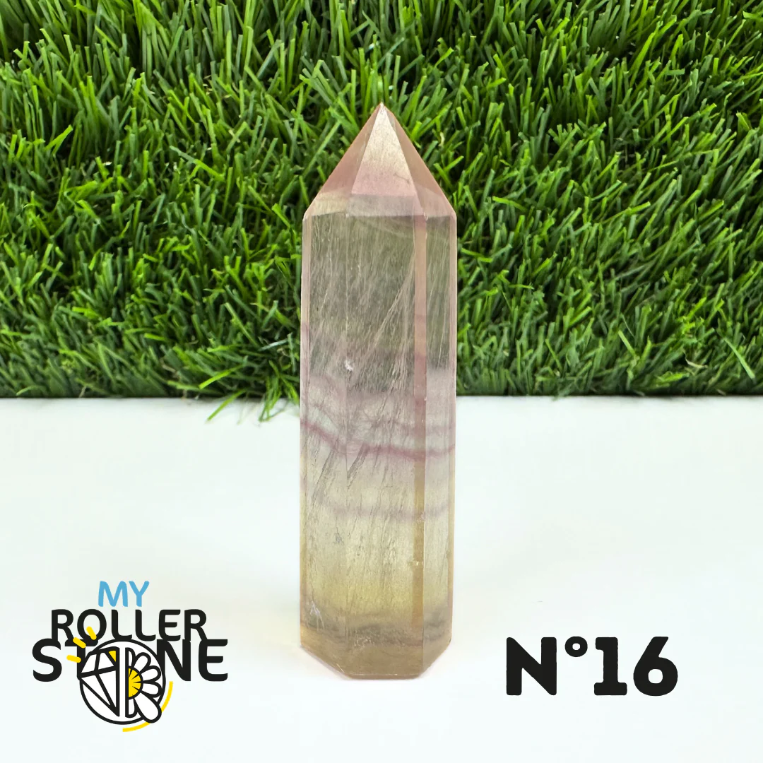 Pointes Pierre Fluorite Arc-en-Ciel Pastel - Image 32