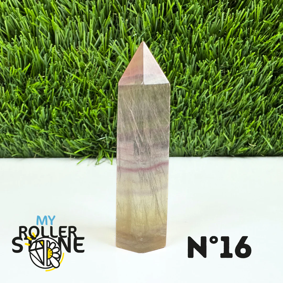 Pointes Pierre Fluorite Arc-en-Ciel Pastel - Image 33