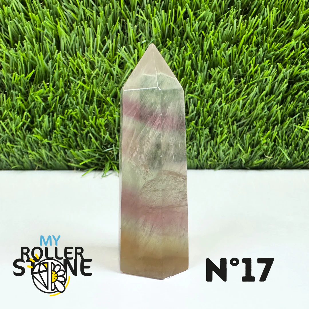 Pointes Pierre Fluorite Arc-en-Ciel Pastel - Image 35