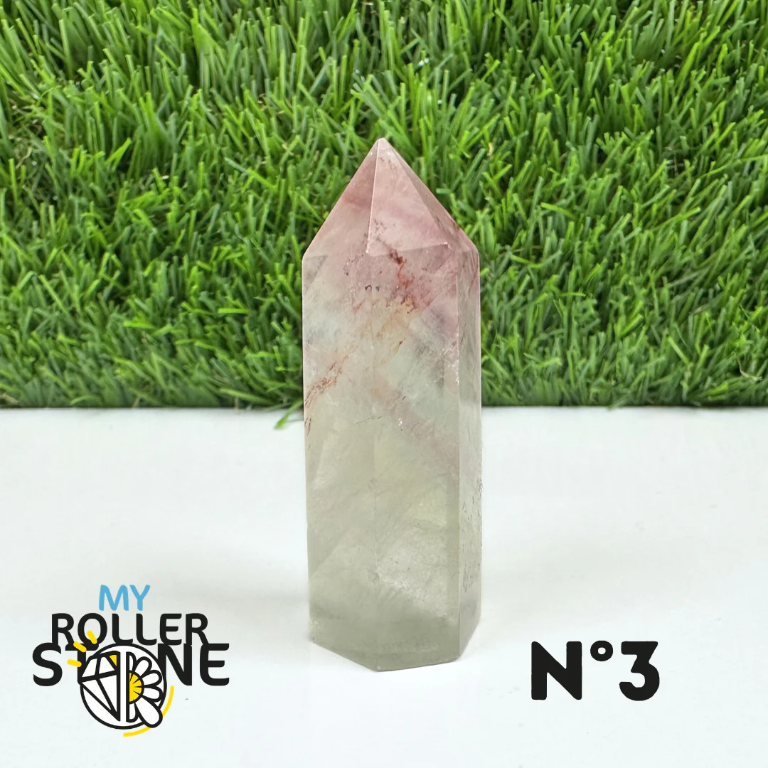 Pointes Pierre Fluorite Arc-en-Ciel Pastel - Image 6